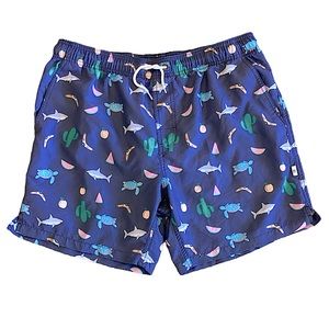 Bondi Beamers Shark Sea Turtle Swim Shorts Trunks XL Australia